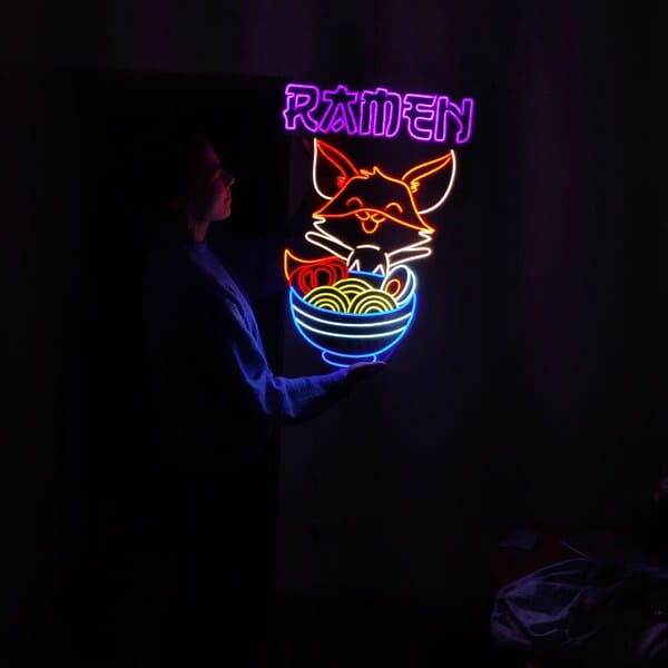Customer photo review of Custom LED Neon Sign