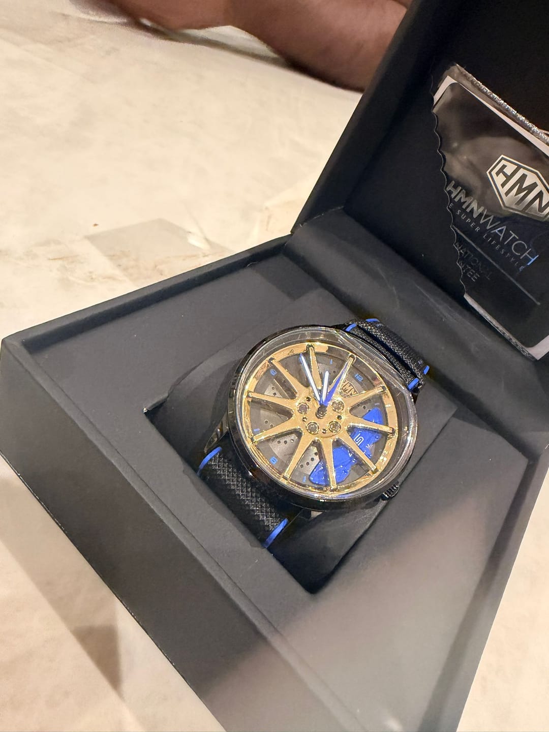 Customer photo review of HMN BRZ Performance Gold Wheel