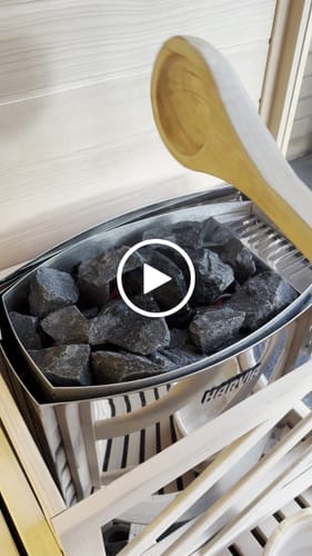 Customer video review of 2 Person Traditional Sauna - 4.5kw Harvia Heater