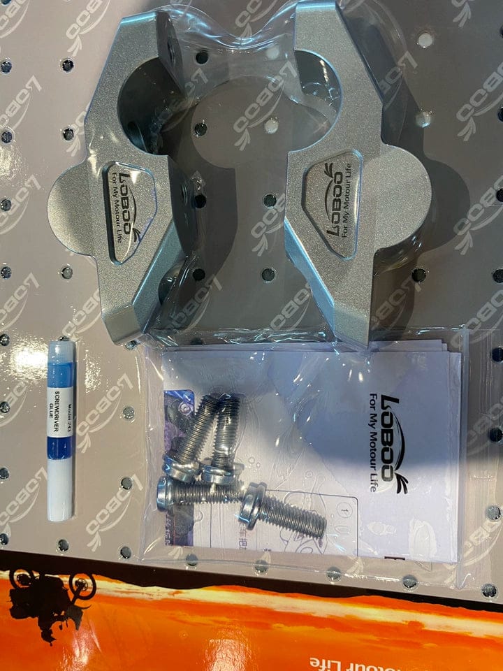 Customer photo review of LOBOO Handlebar Risers for BMW R1300GS（2023-） & Adventure (2024-) | 29mm Rise / 29.5mm Setback Offset Kit