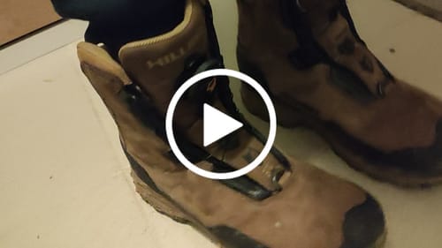 Customer photo review of Insulated Hunting Boots - Warmest Waterproof Aerogel 2.0