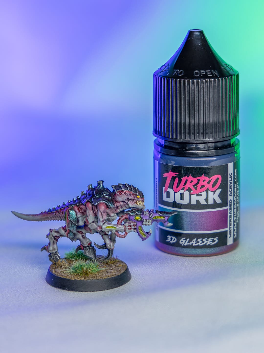 Customer photo review of 3D Glasses Colorshift Acrylic Paint
