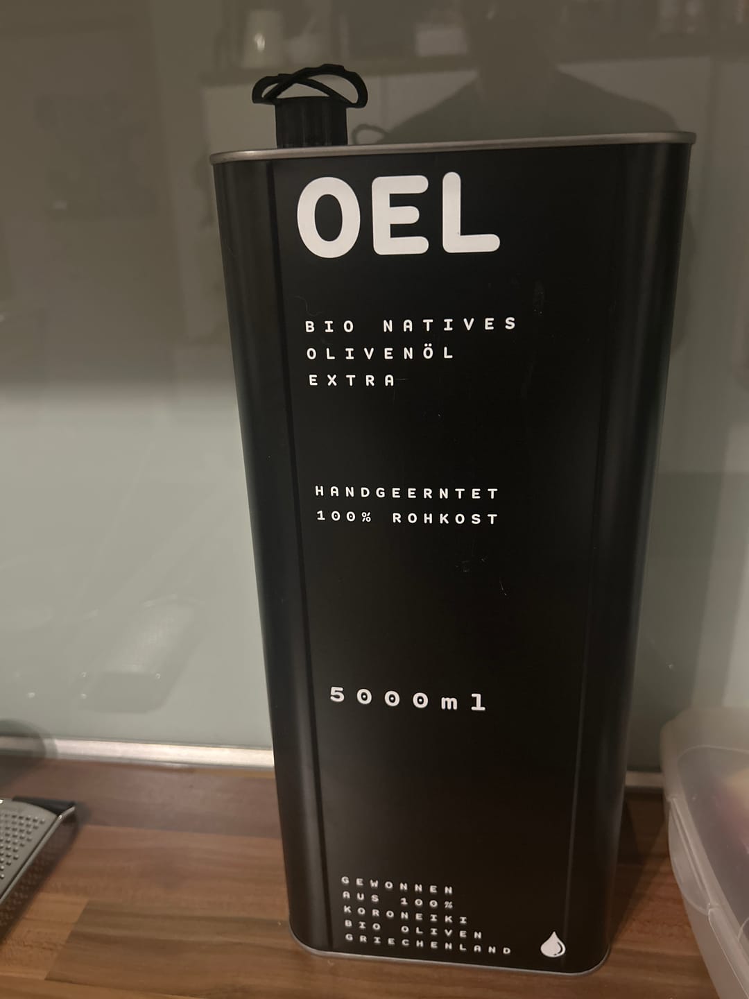 Customer photo review of Bio Natives Olivenöl Extra aus Griechenland 5 l