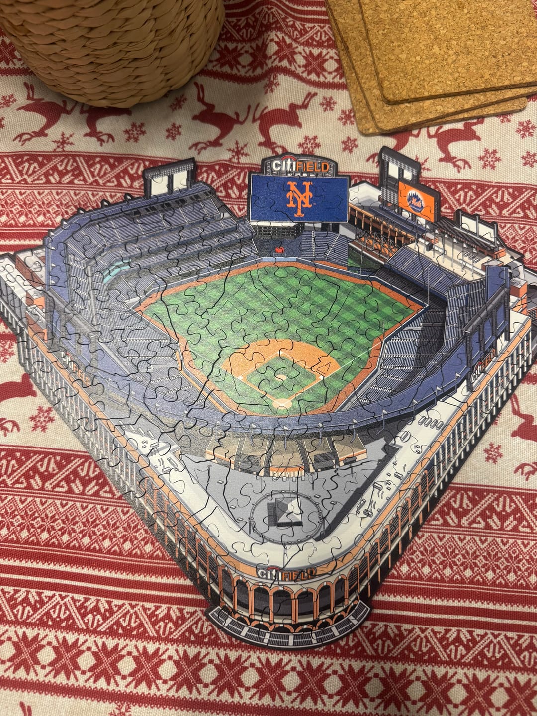 Customer photo review of New York Mets™ Citi Field Stadium - Wooden Puzzle