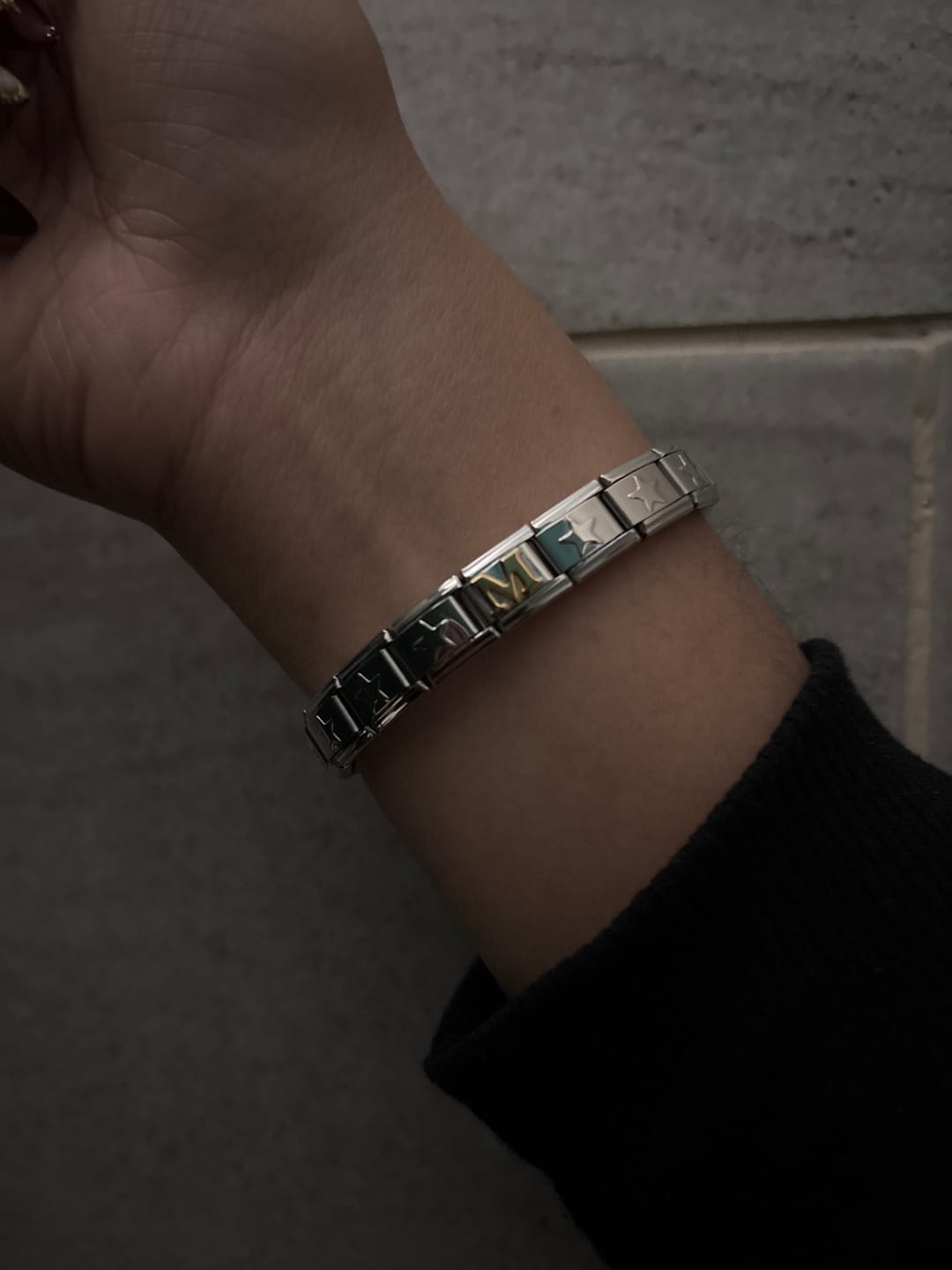 Customer photo review of Charm Letra M