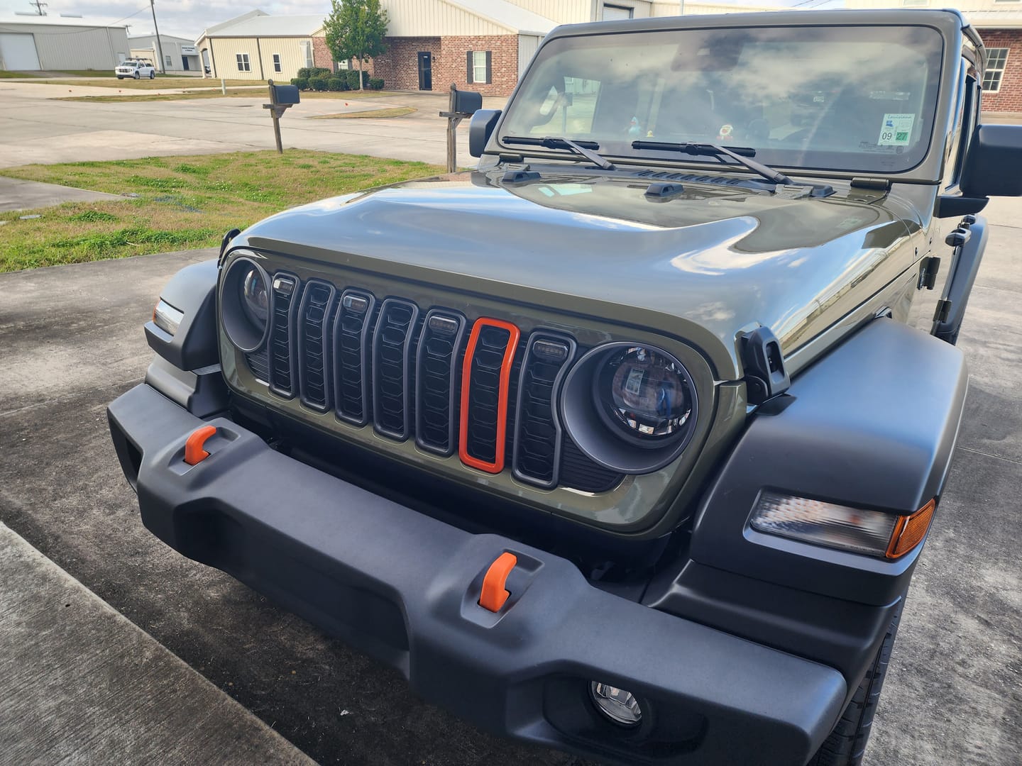 Customer photo review of Slot Cover for 2024 Grille Wrangler JL JT Grille