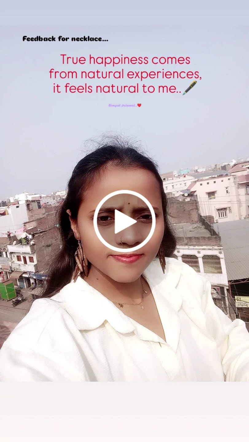Customer video review of Starry Night Necklace