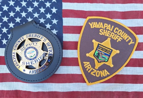 Customer photo review of YCSO Deputy Sheriff Arizona Yavapai County Sheriff's Office Badge