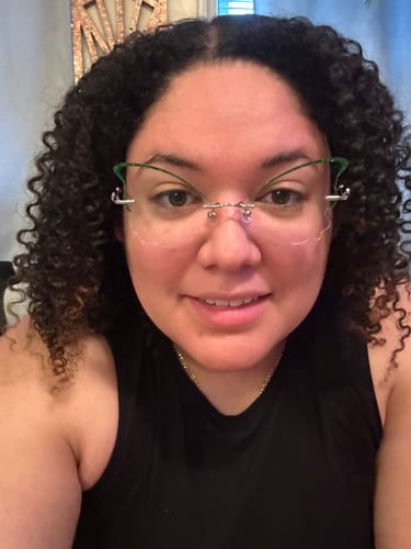 Customer photo review of Alissa Eyeglasses