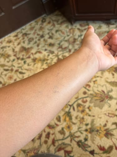 Customer photo review of No Rain, No Flowers Tattoo - Semi Permanent