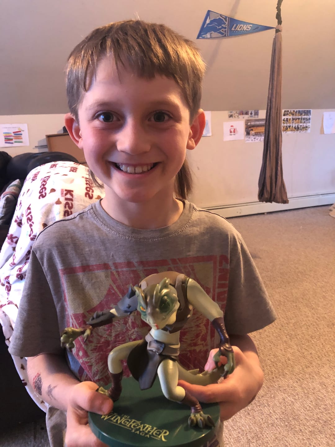 Customer photo review of Wingfeather Collectible Figurines - Slarb