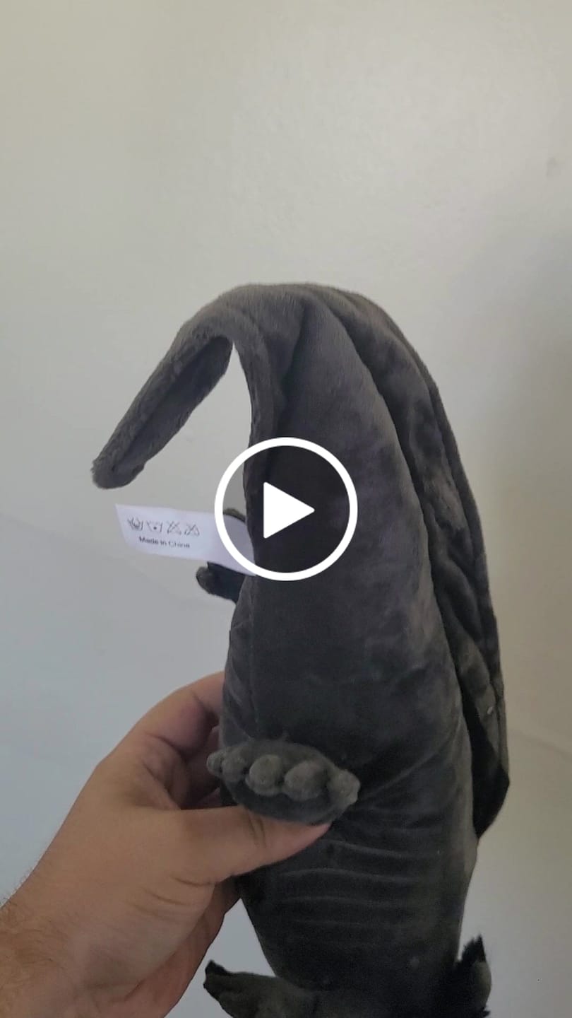 Customer video review of Black Axolotl Soft Stuffed Plush Toy