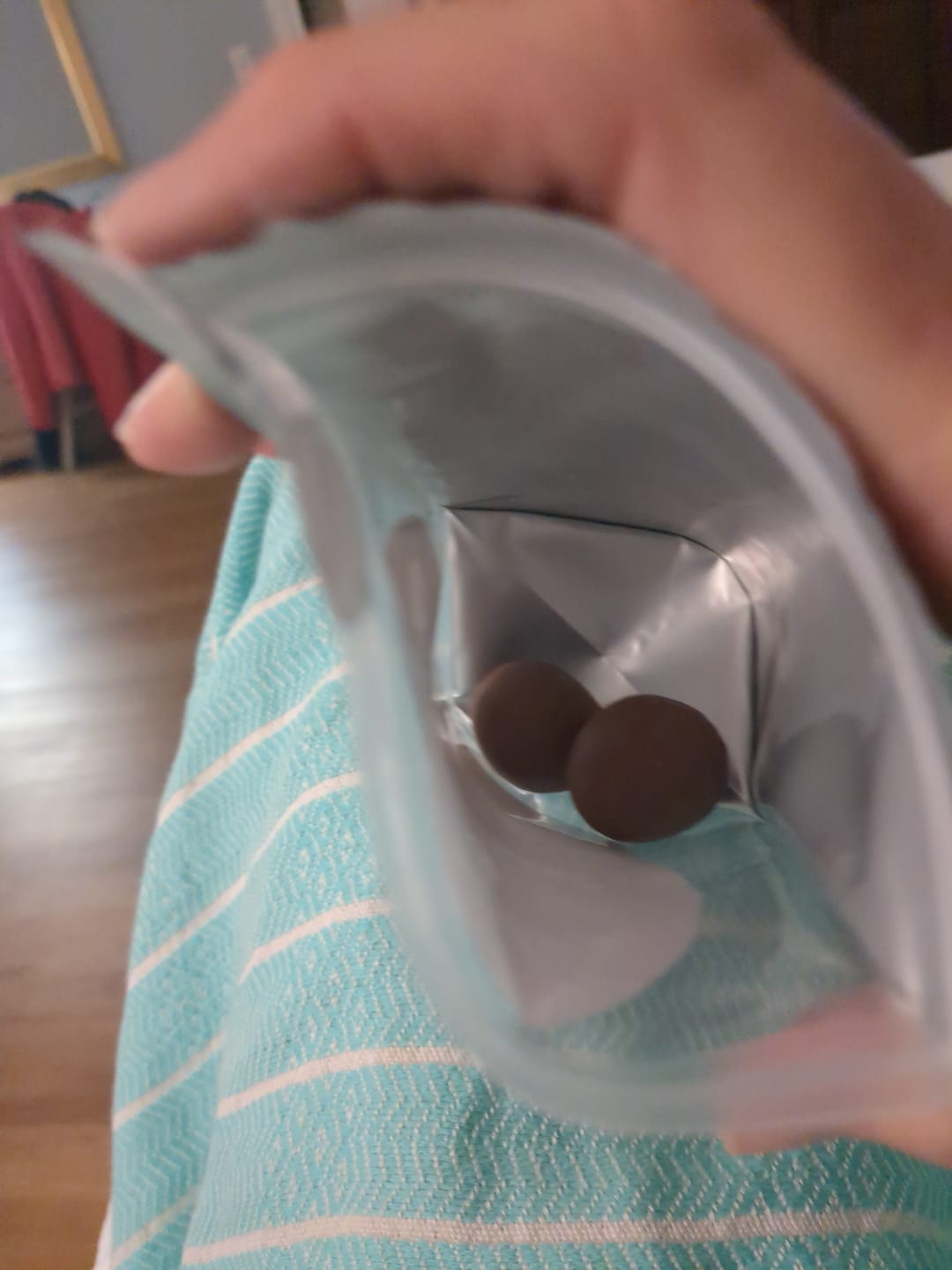 Customer photo review of Milk Chocolate Macadamia Nuts