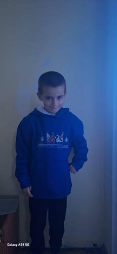Customer photo review of Мъжка блуза с качулка "Народ"