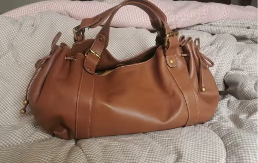 Customer photo review of NWAE - Sac à Main en Cuir Large