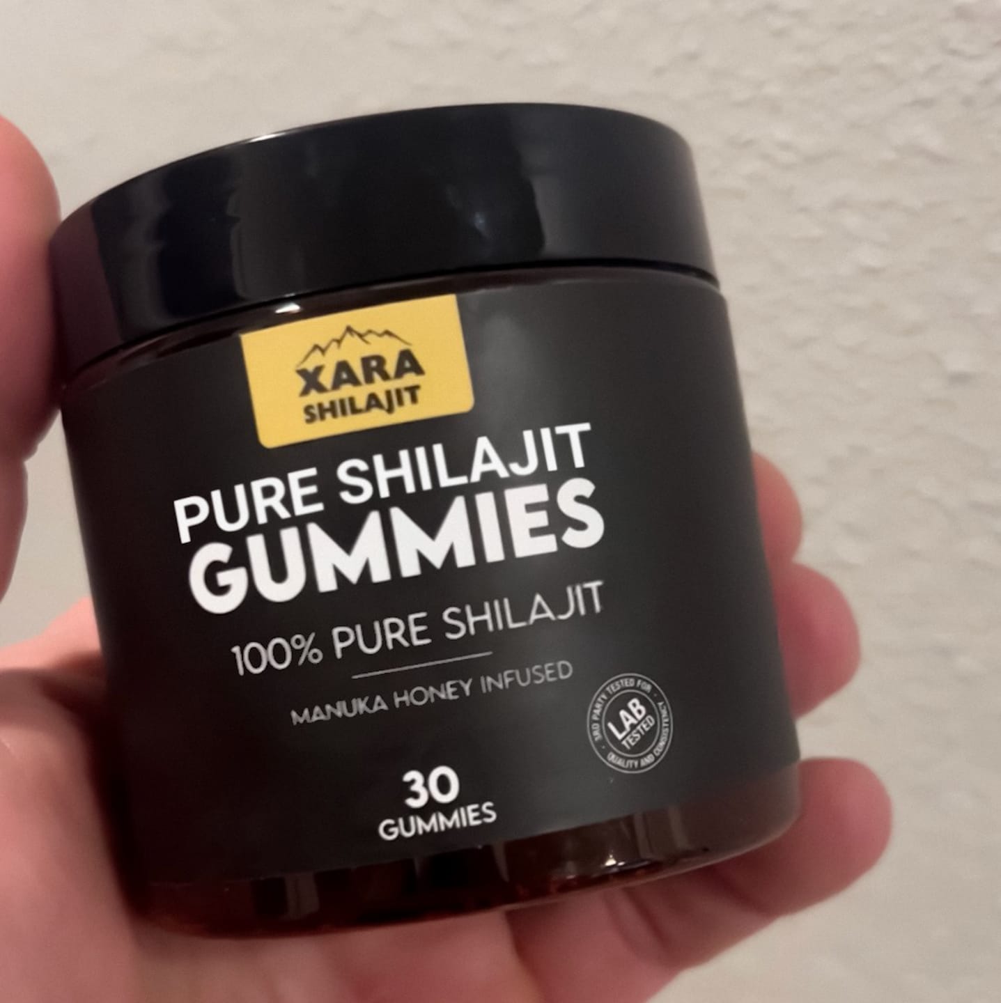 Customer photo review of XaraShilajit™ Pure Shilajit Gummies