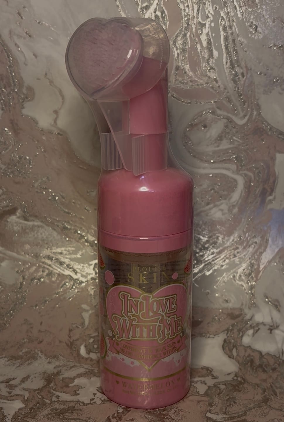 Customer photo review of P. Louise In Love With Me Foaming Facial Cleanser