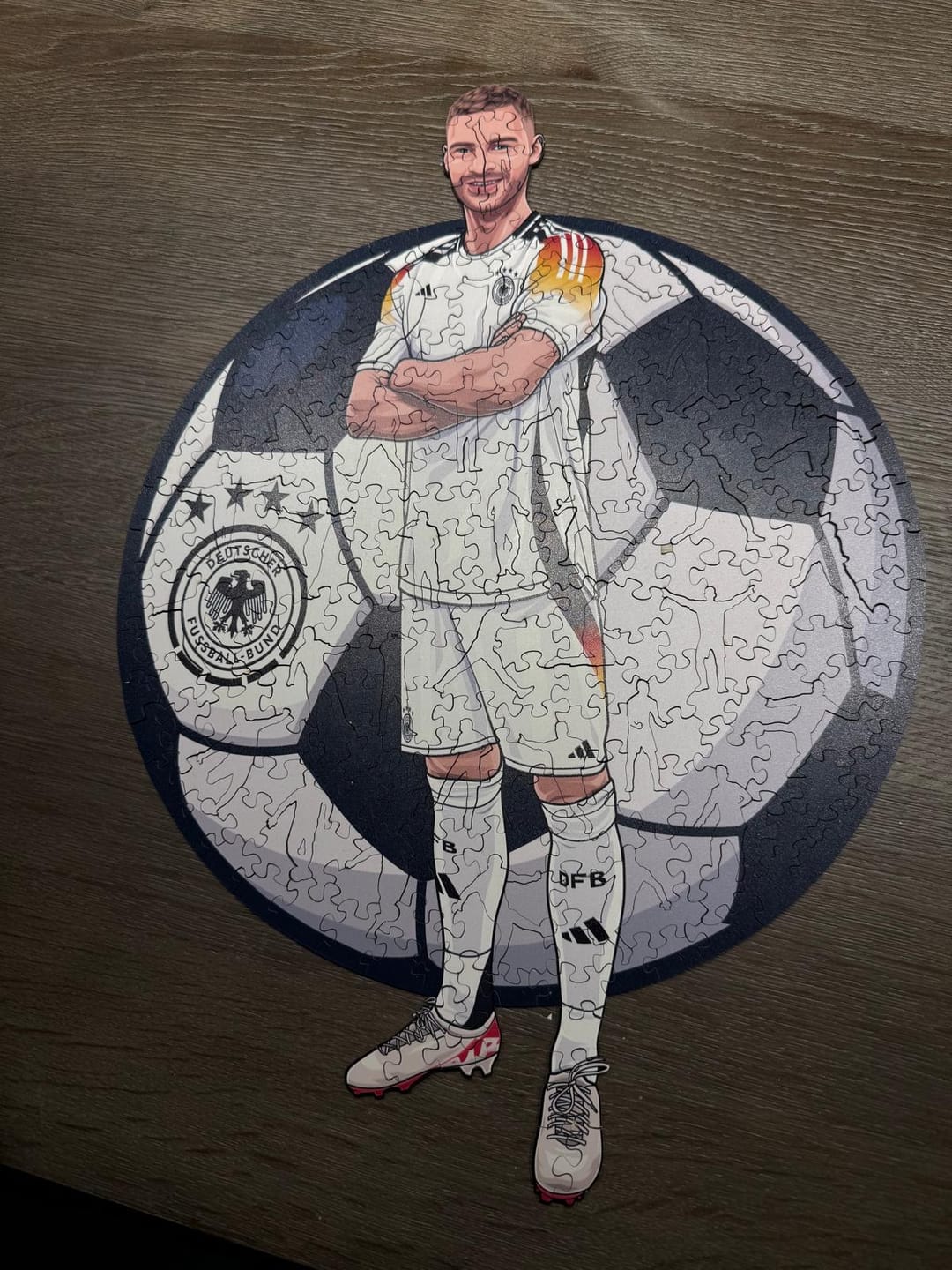 Customer photo review of Joshua Kimmich - Holzpuzzle
