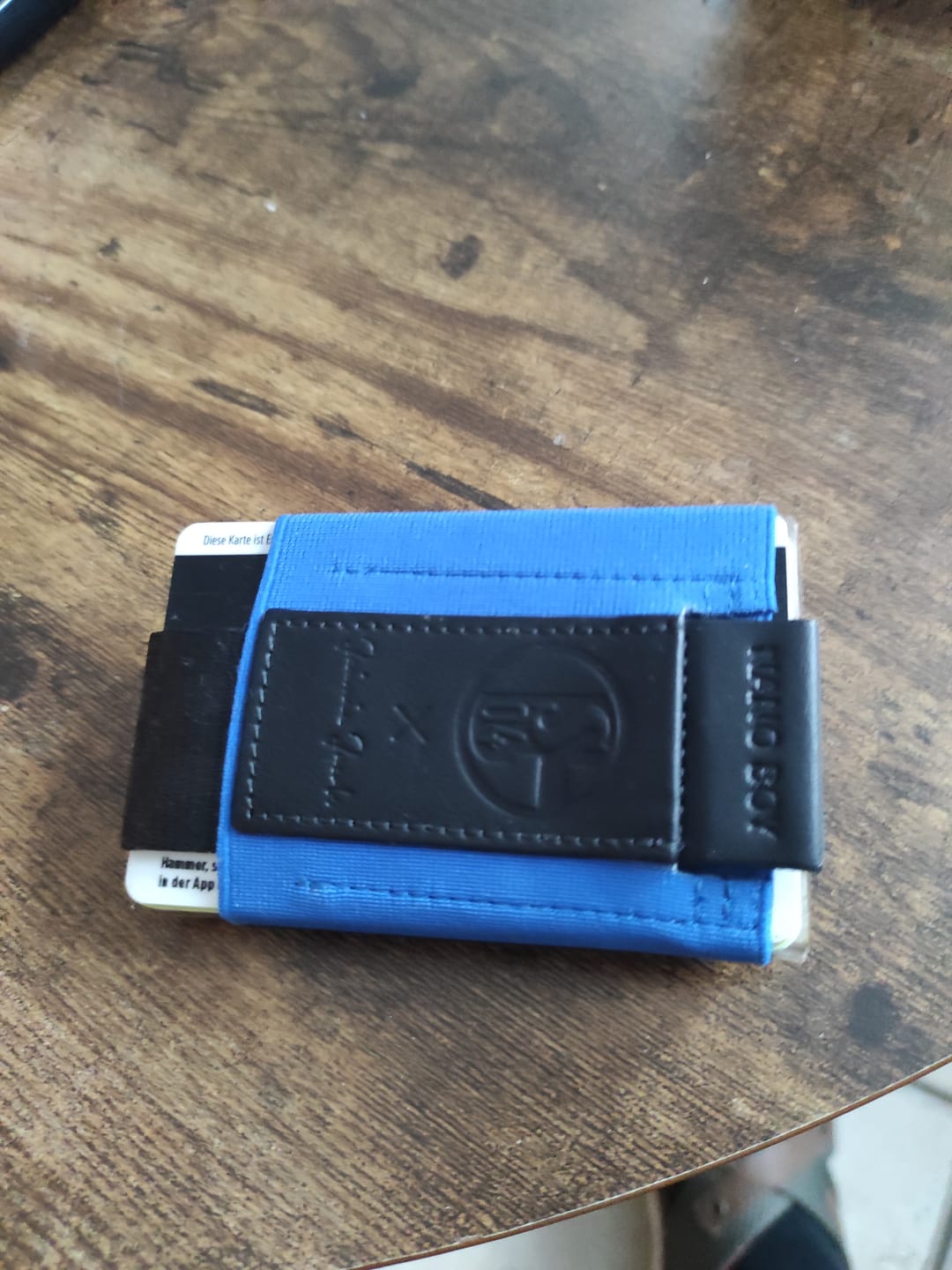 Customer photo review of Nano Boy Pocket card holder wallet with leather coin pocket - Limited Edition