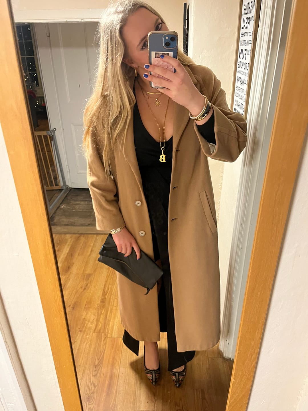Customer photo review of Eleanor Gold Necklace Chain Extra Long 75cm