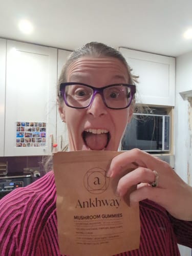 Customer photo review of Mushroom Gummies