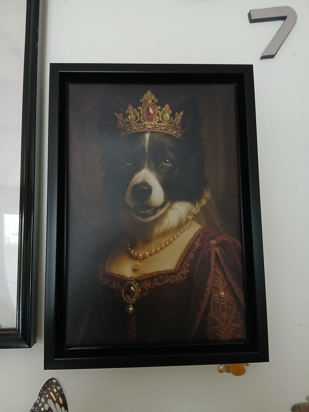 Customer photo review of Toile personnalisée - Portrait royal