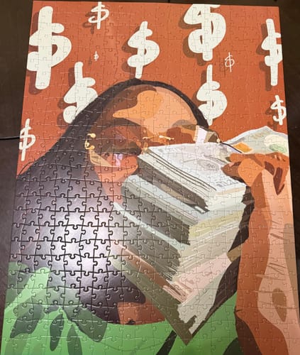 Customer photo review of Me Myself & All My Money Puzzle