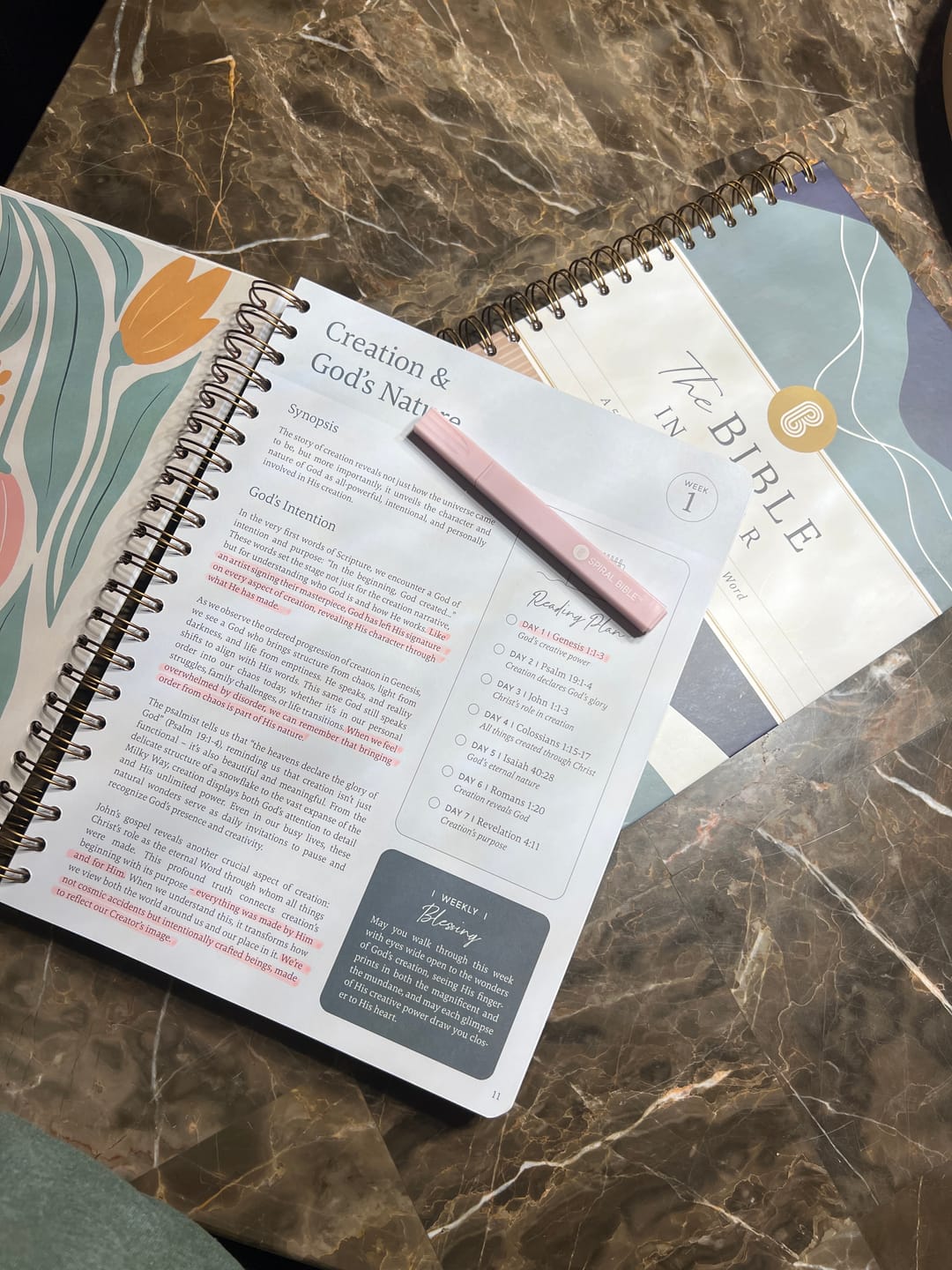 Customer photo review of Spiral Bible™ Highlighter Pack