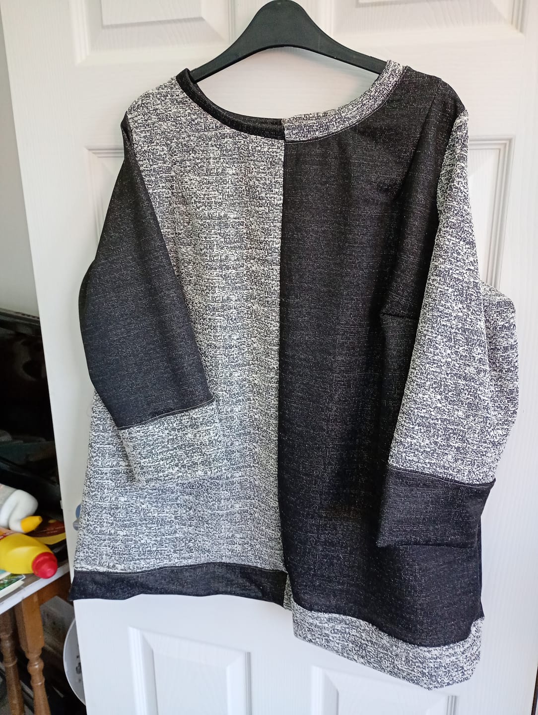 Customer photo review of Static Print Thick Knit Jersey Fabric