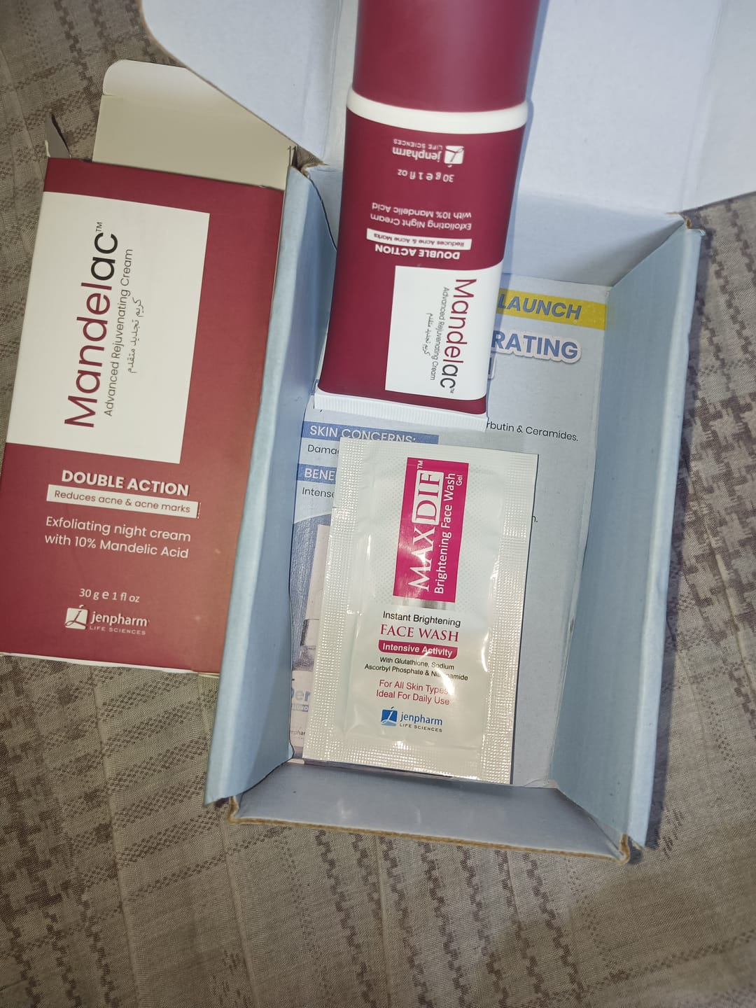 Customer photo review of MandelAC Cream