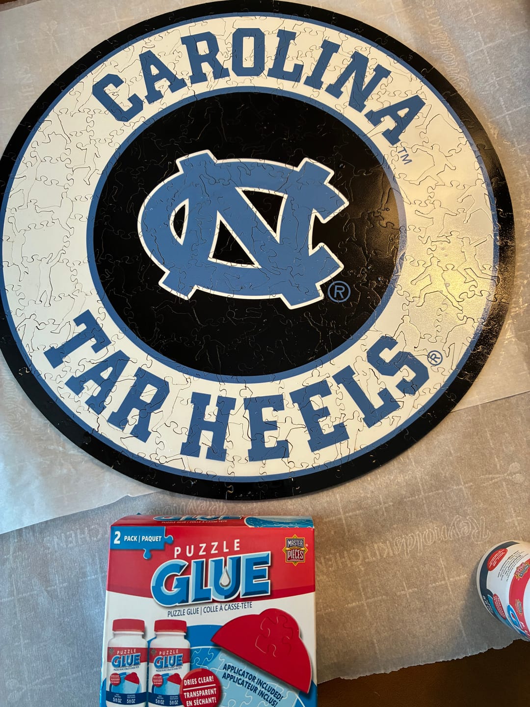 Customer photo review of University of North Carolina - Wooden Puzzle