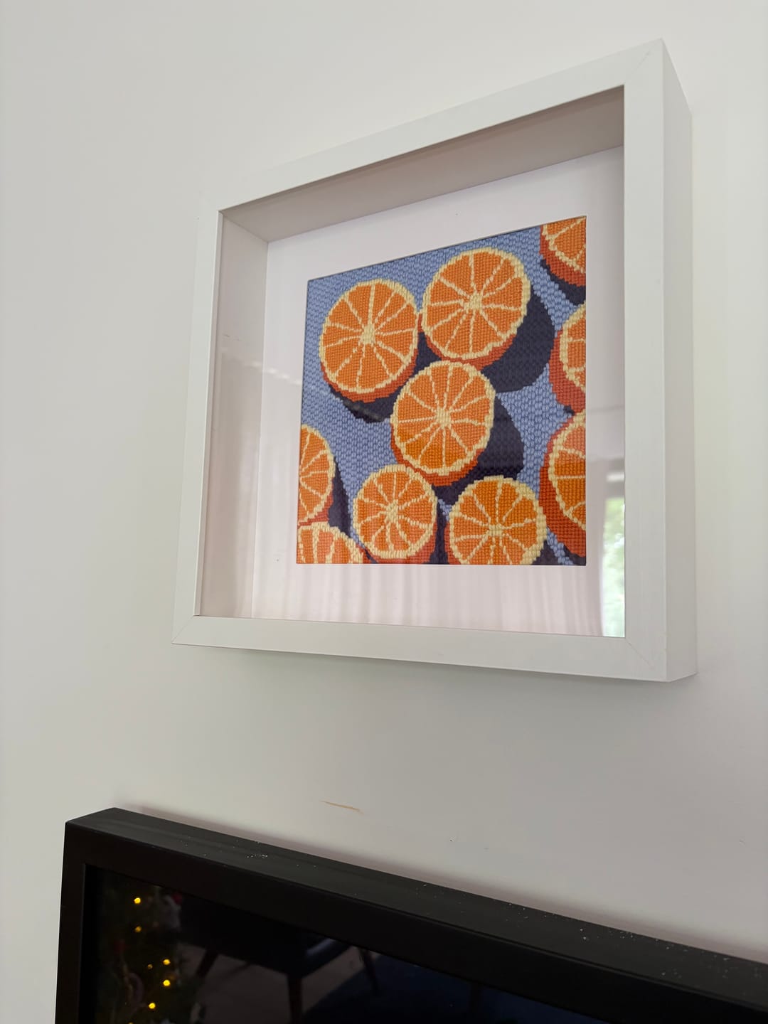 Customer photo review of Agrumes Needlepoint Kit