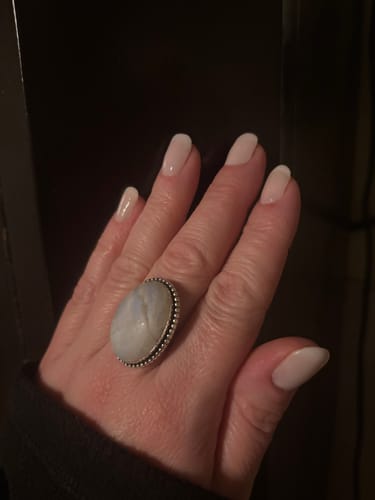 Customer photo review of Crystal White Dipping Powder