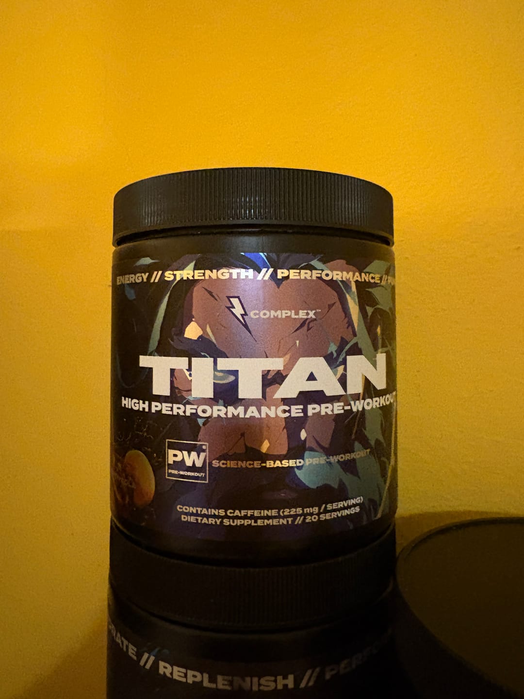 Customer photo review of Titan Pre-workout