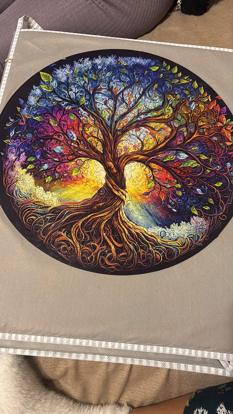 Customer photo review of Hayat Ağacı - Ahşap Puzzle