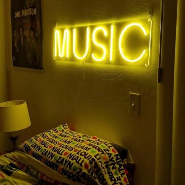 Customer photo review of Custom LED Neon Sign