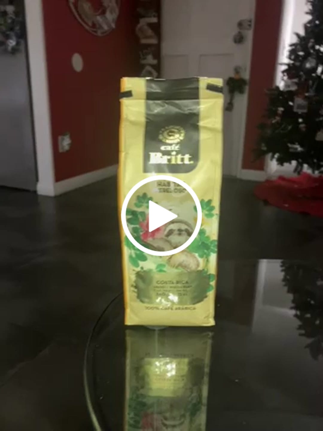 Customer video review of COSTA RICAN HABITAT SLOTH COFFEE