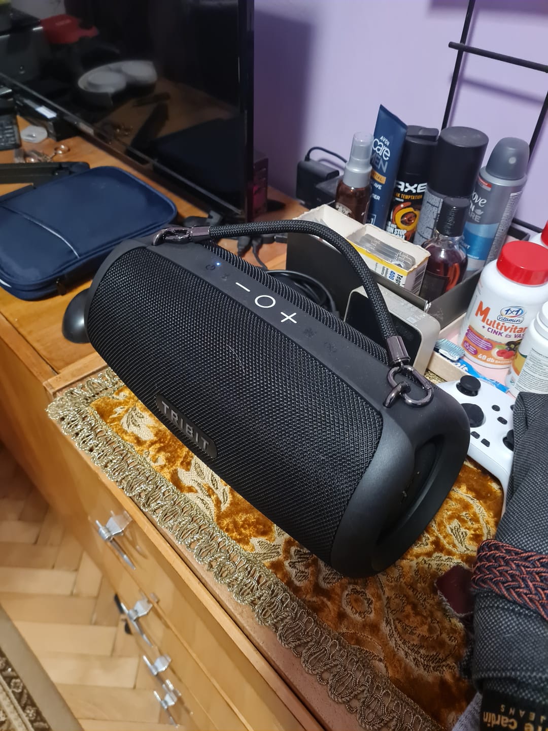 Customer photo review of TRIBIT StormBox Lava Portable Bluetooth Speaker