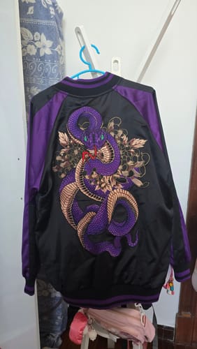 Customer photo review of Violet Viper Sukajan Jacket