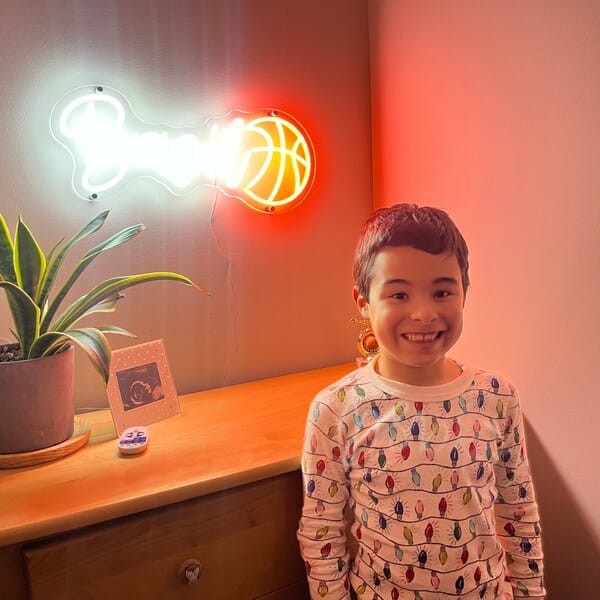Customer photo review of Custom LED Neon Sign