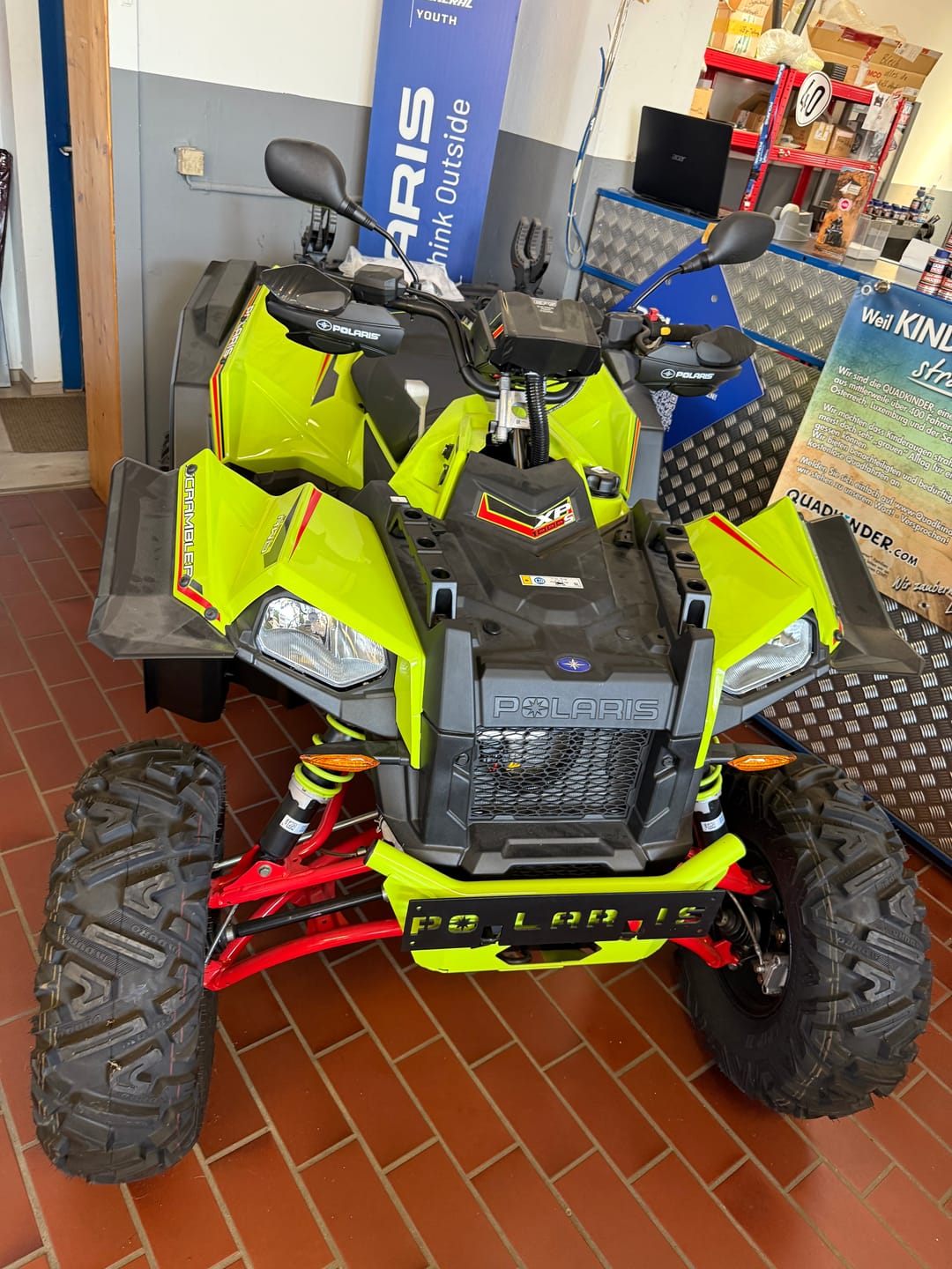 Customer photo review of RPM Polaris Scrambler & Sportsman 1000S Sport Muffler Slip On Performance Exhaust