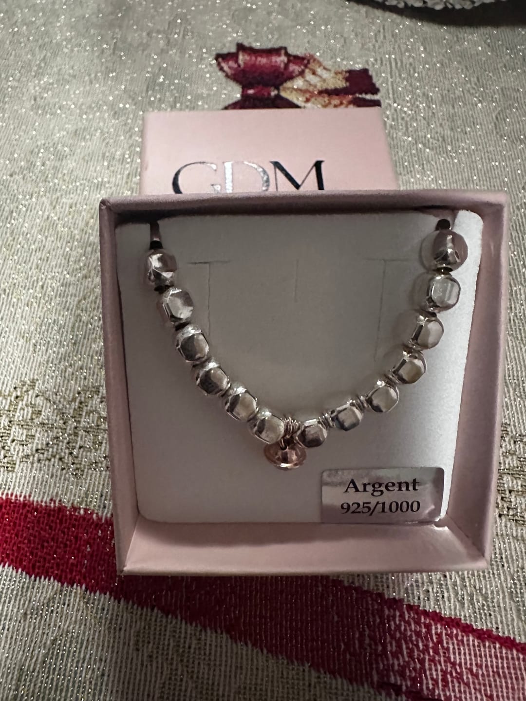 Customer photo review of Bracciale Cubic Campanella