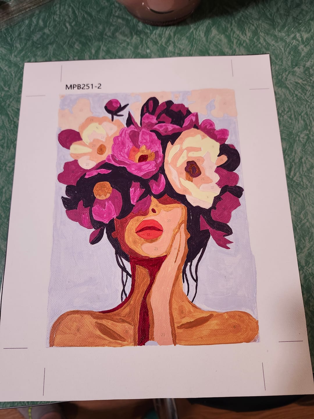 Customer photo review of 6 Mini Paintings - Flower Ladies Set