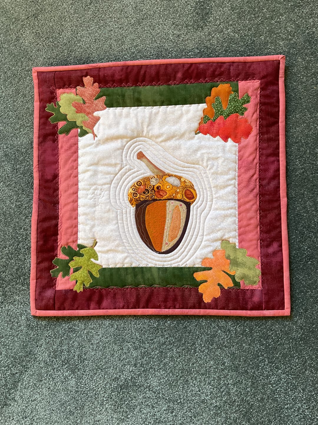 Customer photo review of The Acorn Downloadable Pattern