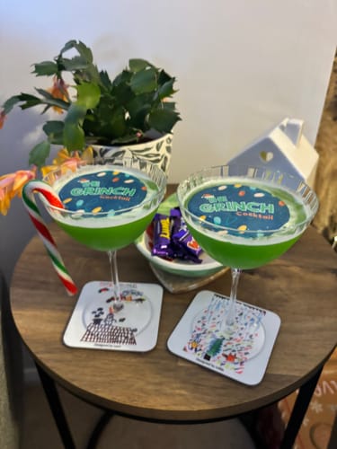 Customer photo review of The Grinch Cocktail Kit