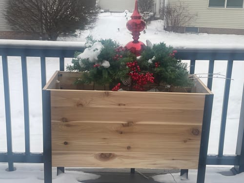 Customer photo review of 18" x 36" Raised Garden Bed - 30" TALL