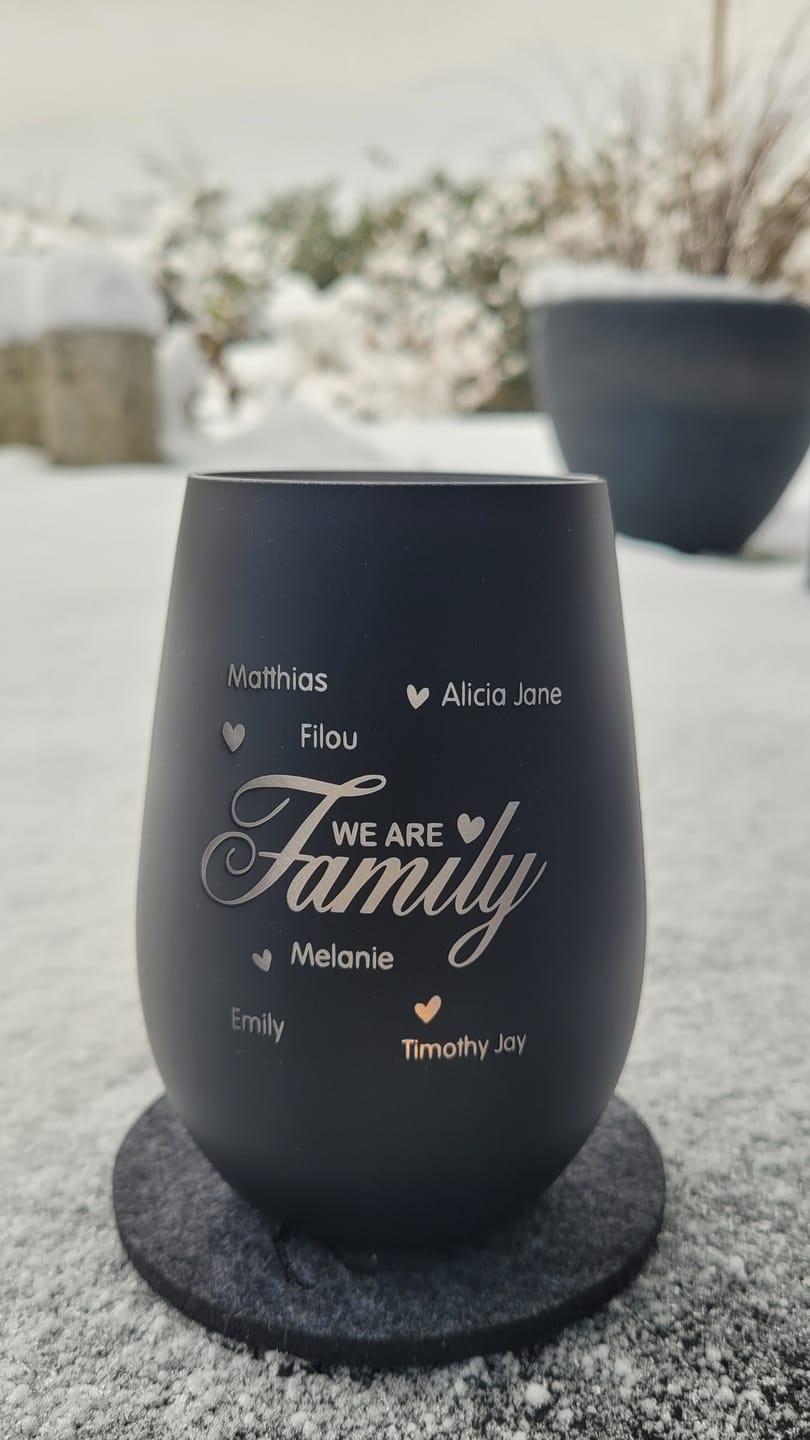 Customer photo review of We are Family - Familien-Windlicht