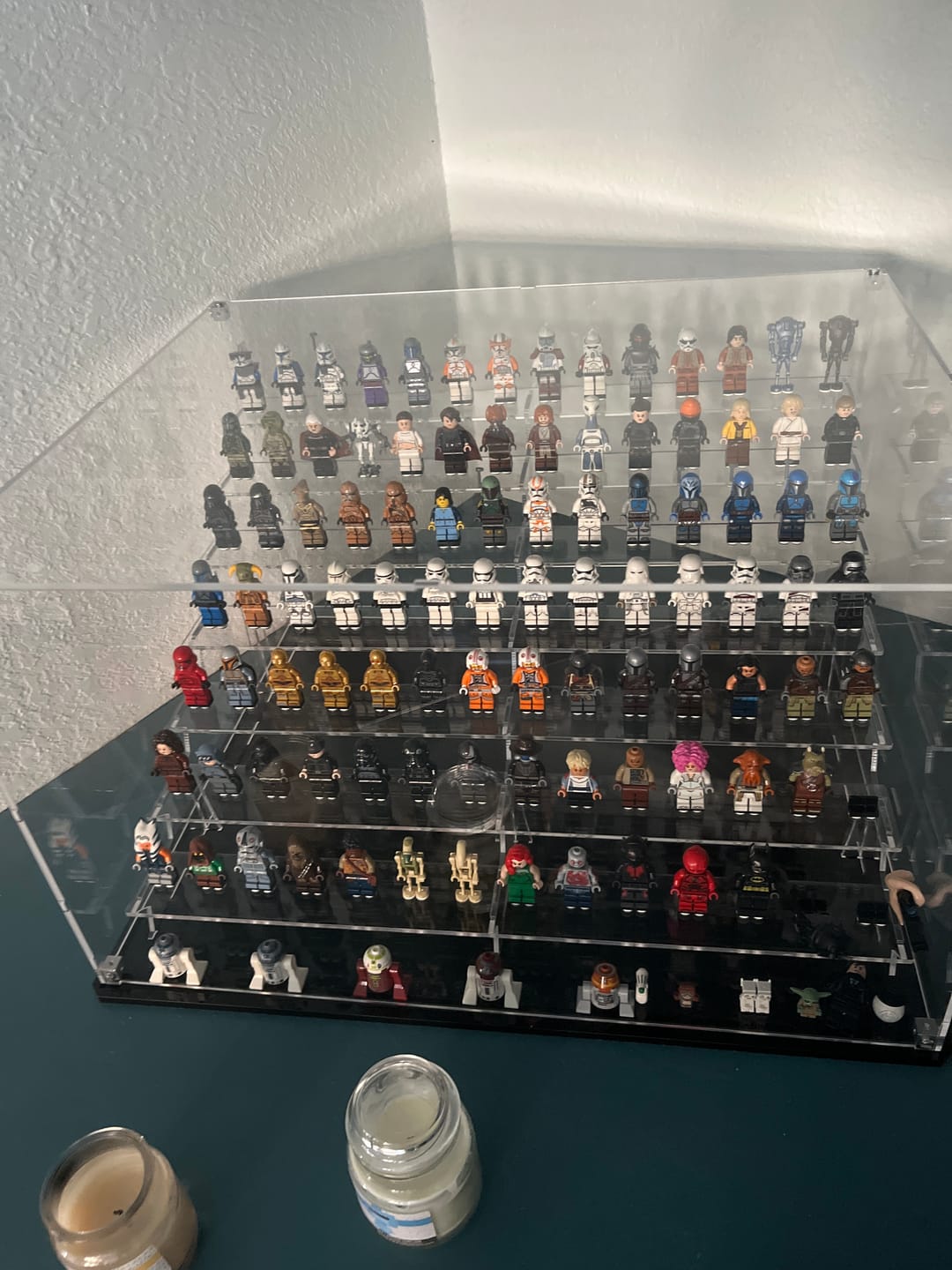 Customer photo review of Display Case / Stand for LEGO® 112 Minifigures