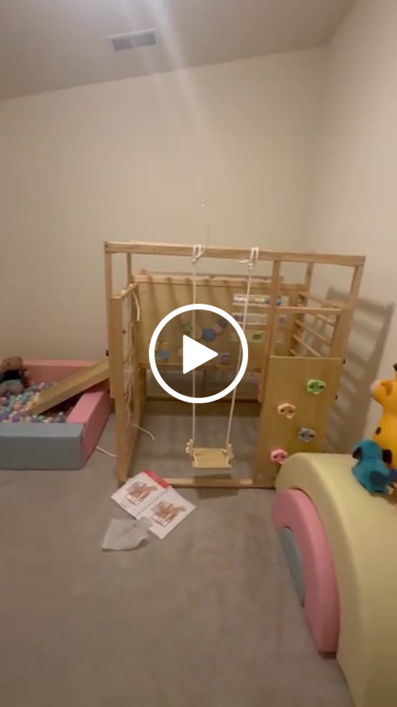 Customer video review of Alpine Adventure Indoor Play Gym – Climber, Slide & Kids Activity Set