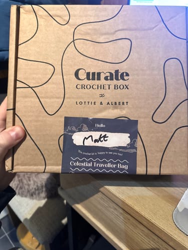 Customer photo review of Curate Crochet Box - Monthly Subscription